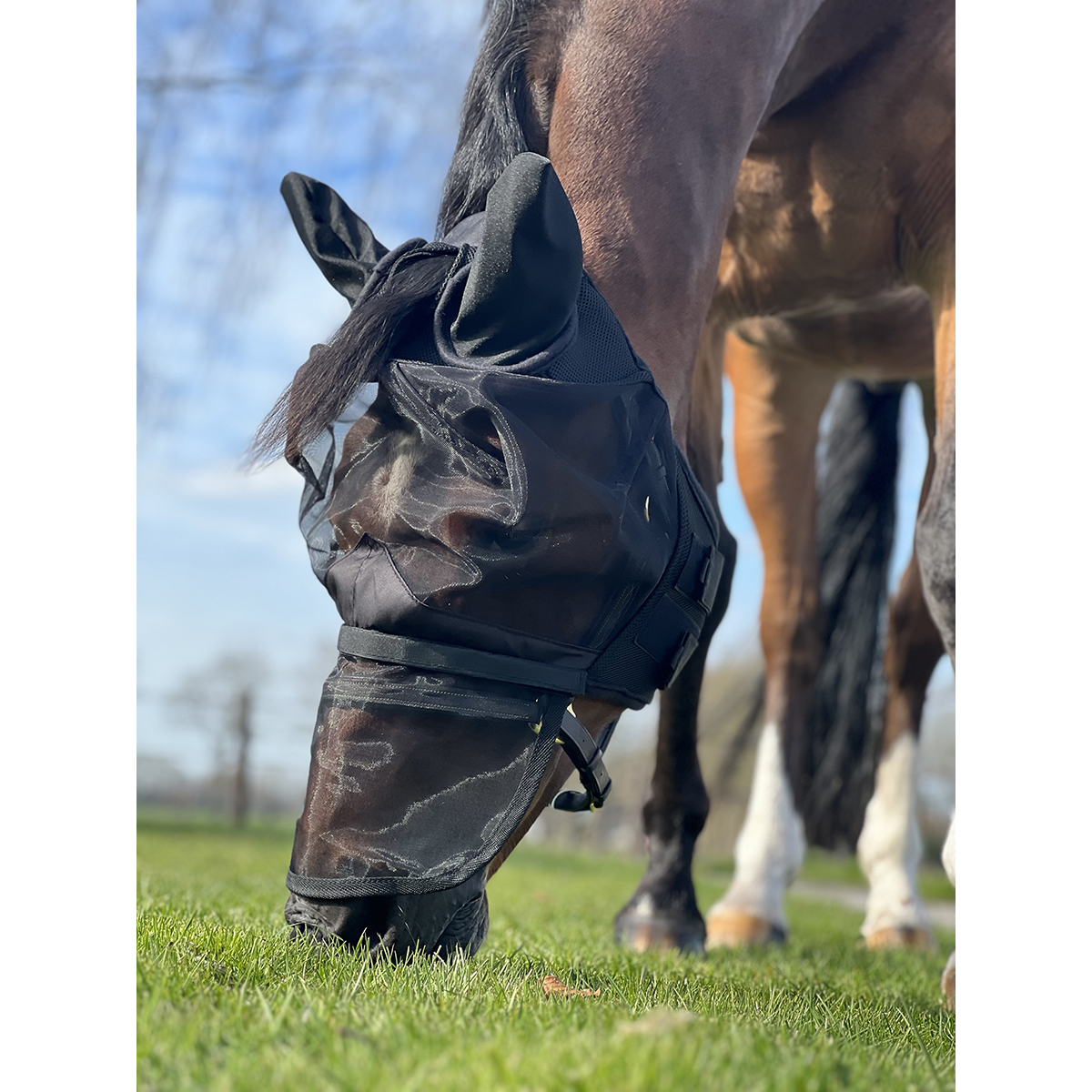 Horsegear Vliegenmasker met afneembare neusflap