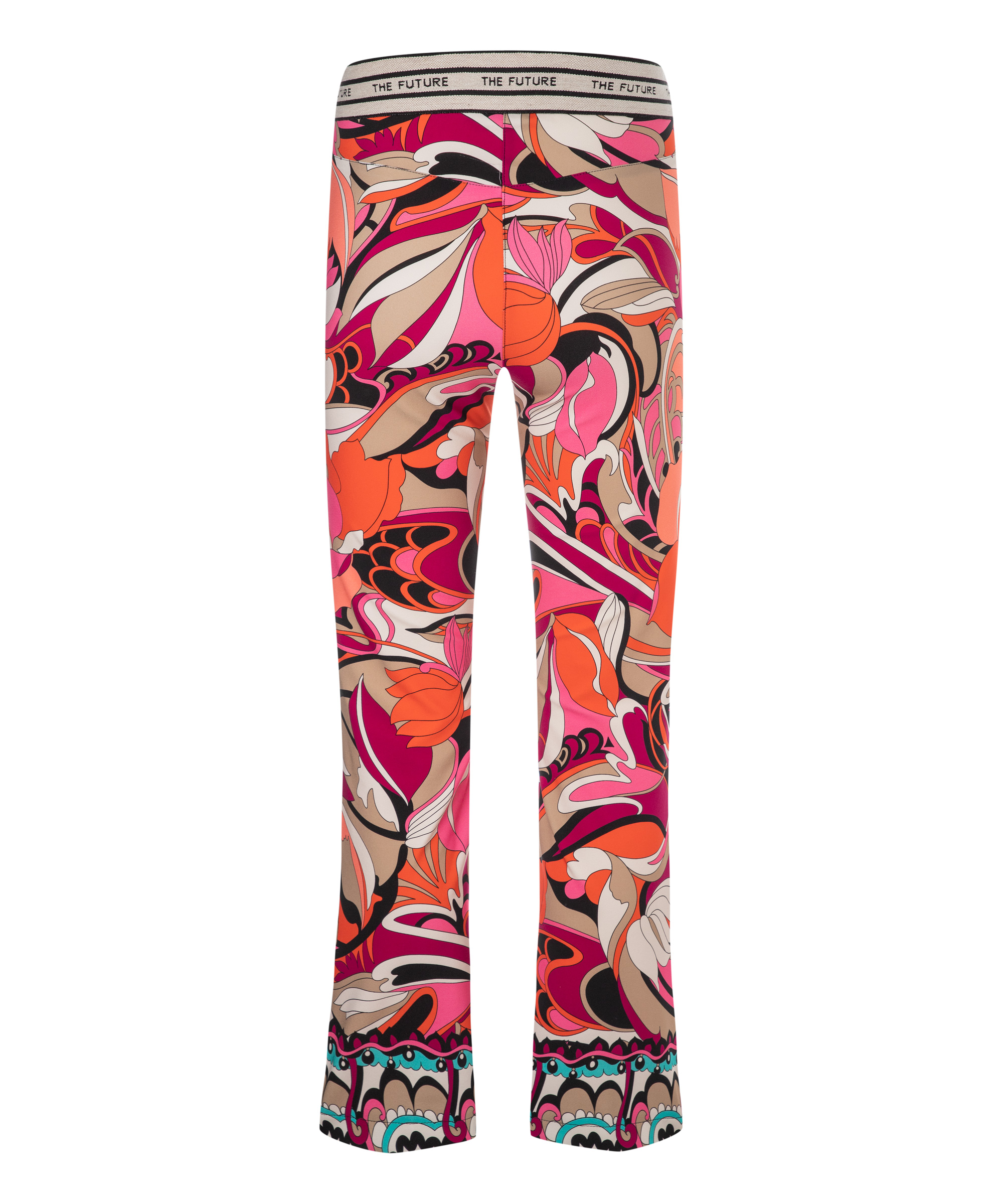 Cambio Ranee Easy Kick Broek Botanische Tuin Print - Dames