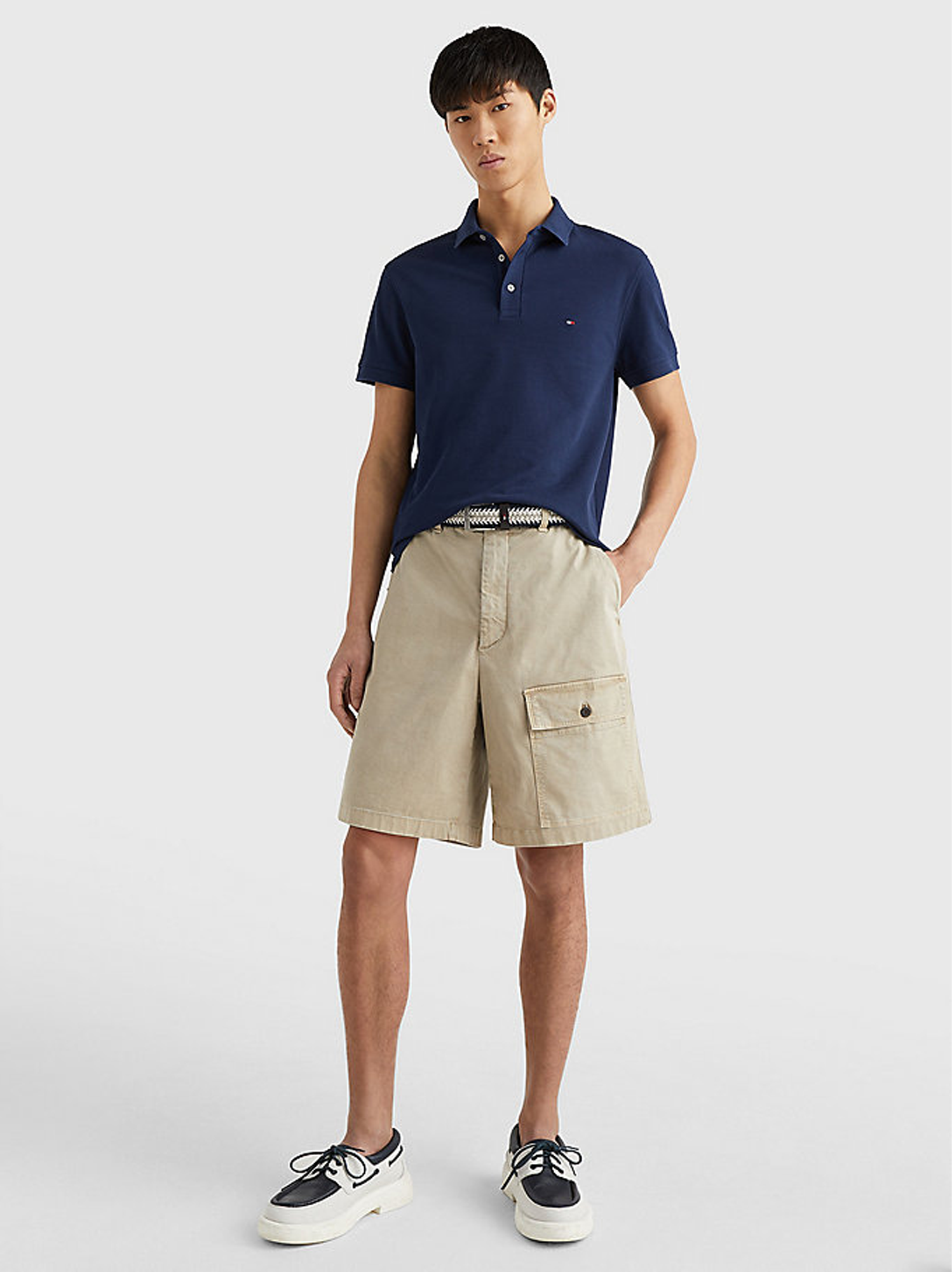 Tommy Hilfiger 1985 Collection Piqué Stretch Polo Navy - Heren