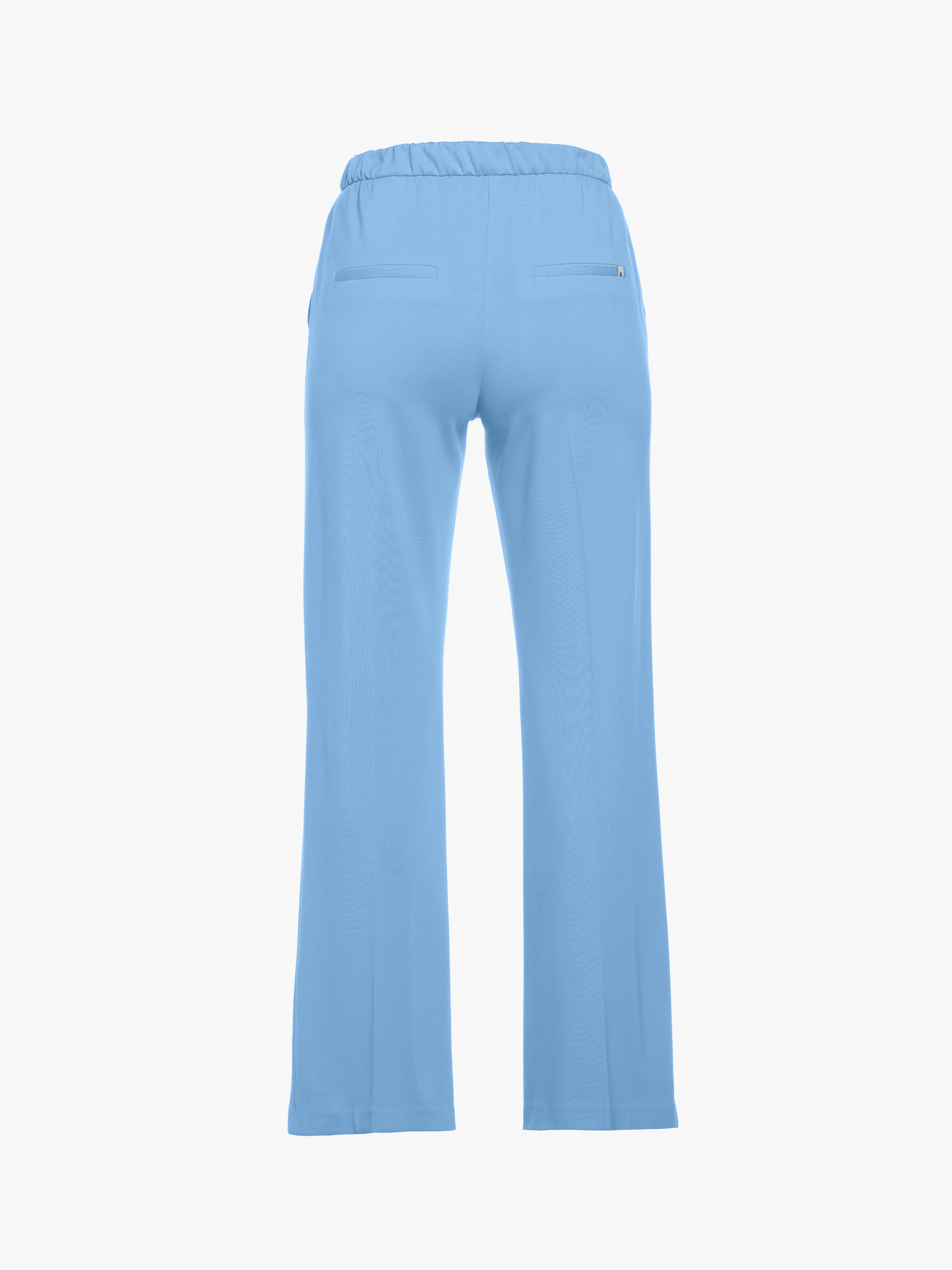 Beaumont Pants Wide Flare Double Jersey Broeken & Jumpsuits Dames - Jeans - Broekpak - Lichtblauw - Maat 42