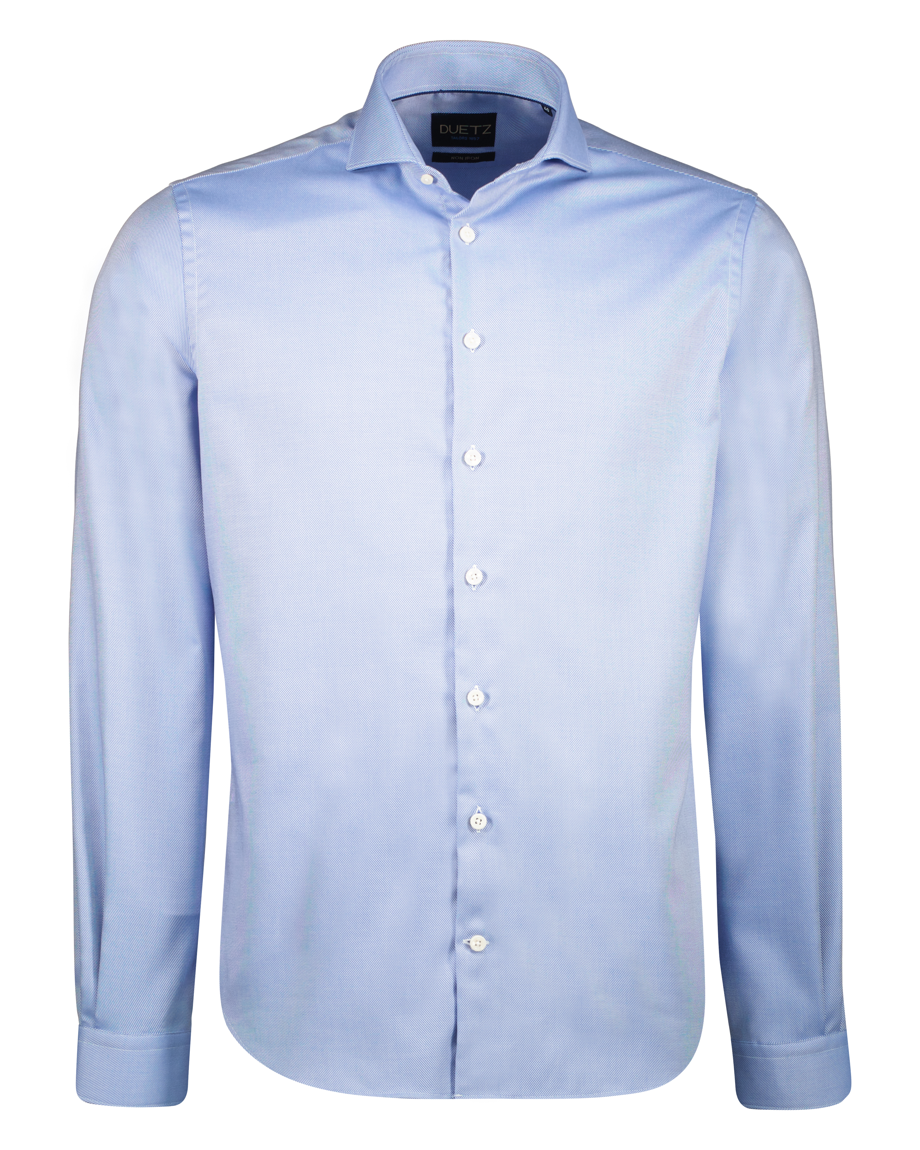 Duetz 1857 Widespread Overhemd met Knoop Middenblauw