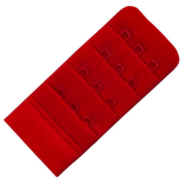 Wow2Go rugverbreder 3-haaks 4,5 cm Red