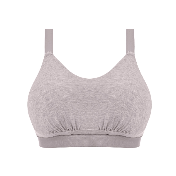 Elomi Downtime Non Wired Bralette - Grey Marl - 95M/N