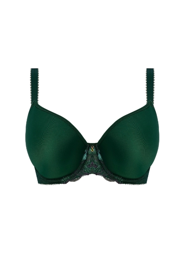 Freya BH moulded padded plunge Deco Loveland DD-GG Deep Emerald