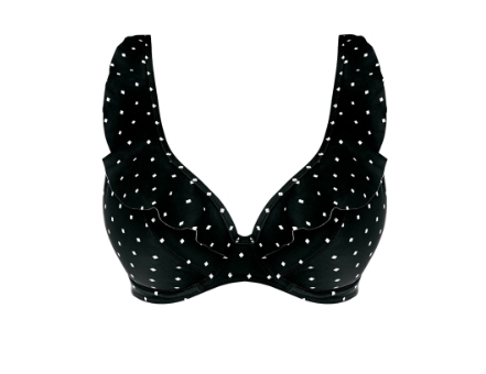 Freya bikini top high apex Jewel Cove DD-J Black