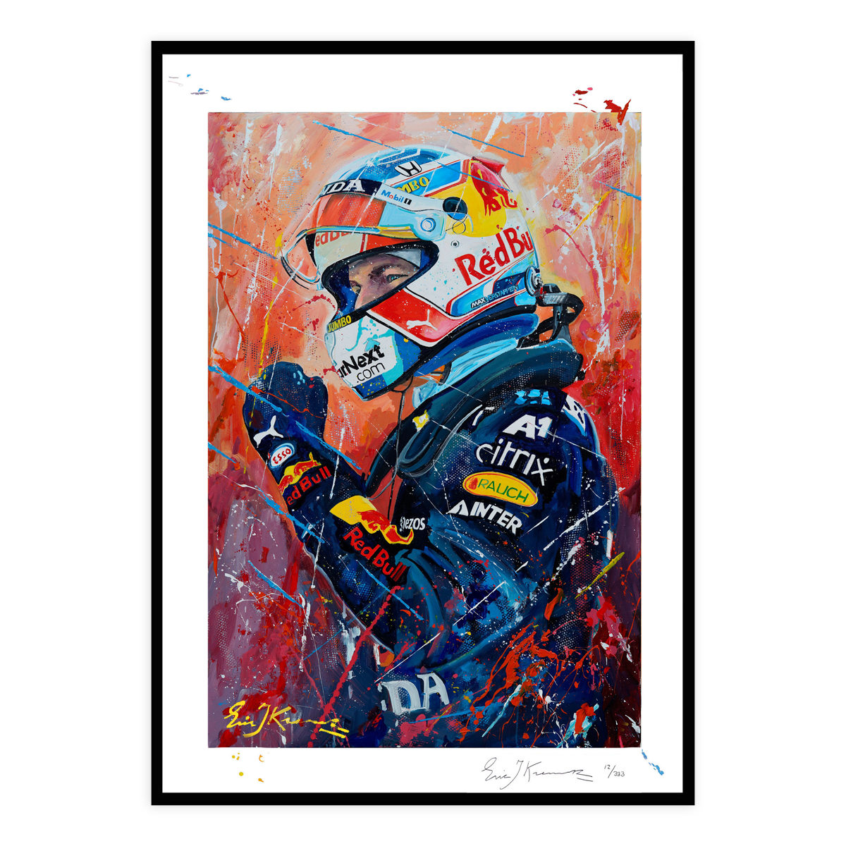 Dutch GP 2021 Victory - 50 x 70 cm - Max Verstappen