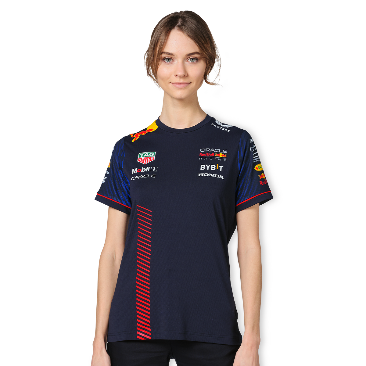 Red Bull Racing T-shirt - XXS - Team T-shirt 2023 - Dames - Max Verstappen
