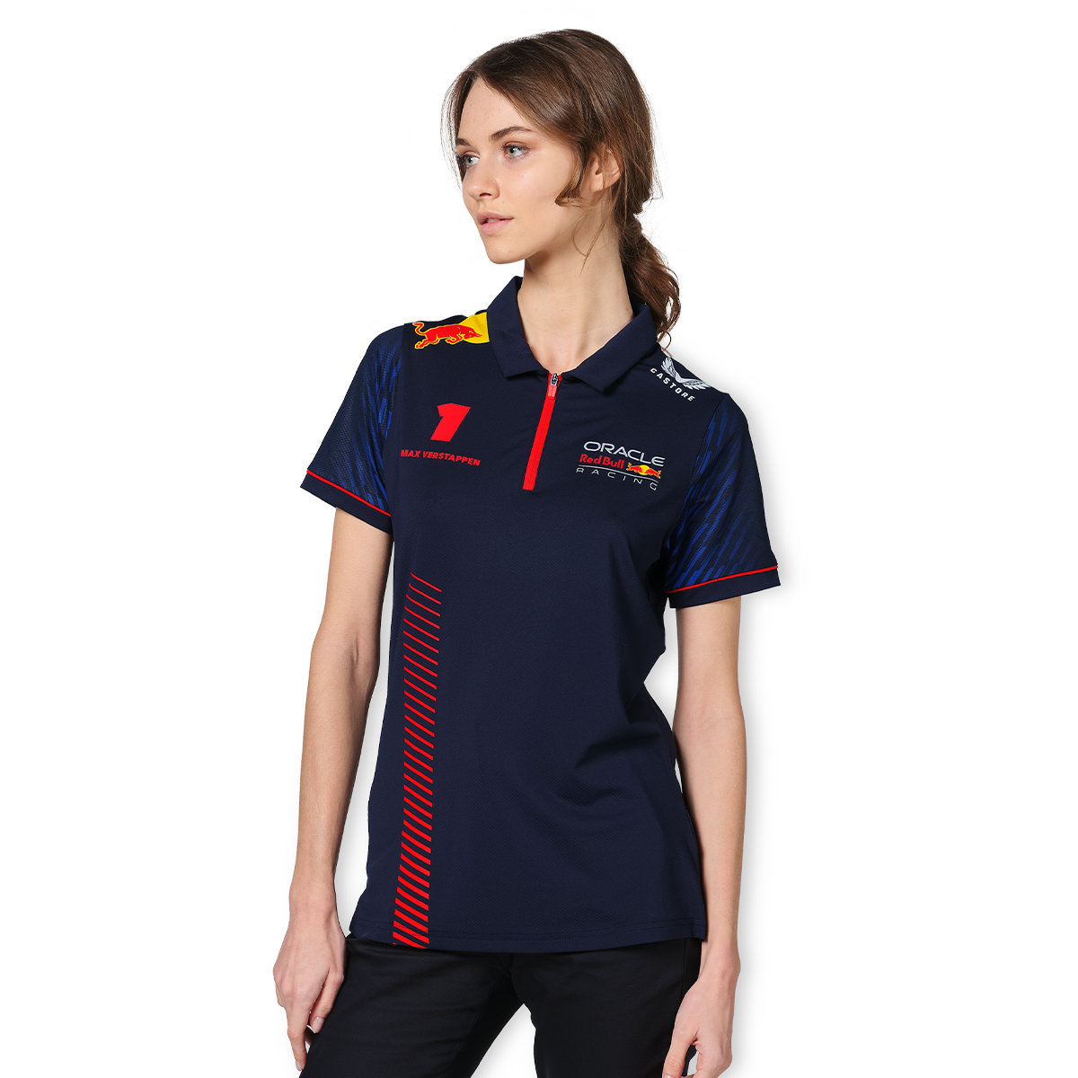 Max Verstappen Polo - XS - Dames - Driver Polo 2023 Max Verstappen - Red Bull Racing