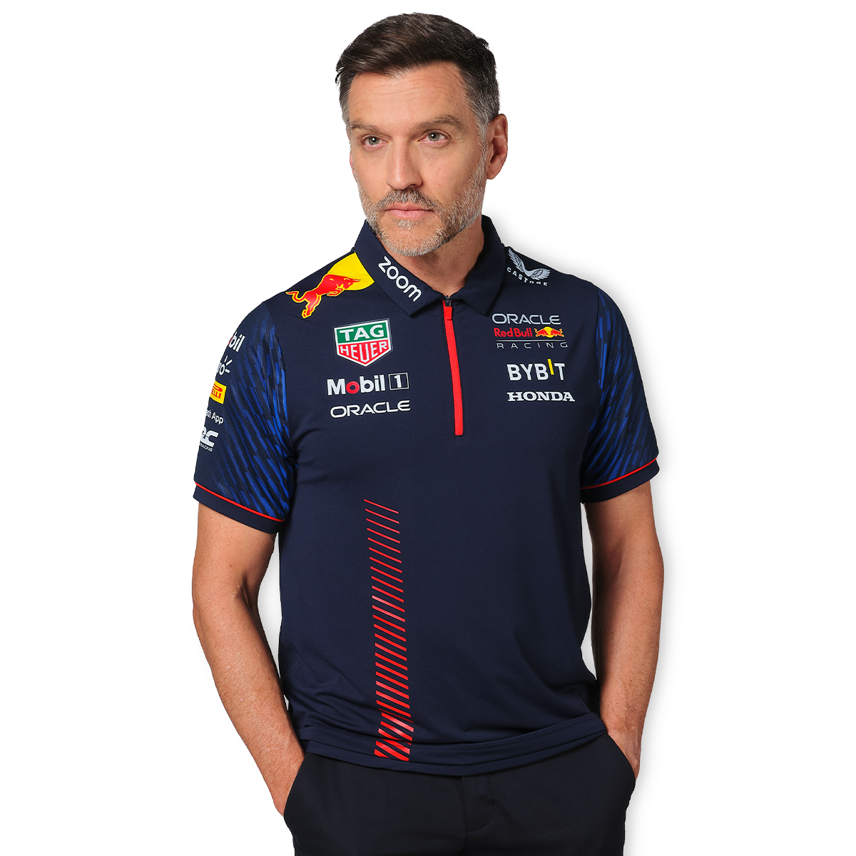 Red Bull Racing Polo - S - Team Polo 2023 - Heren - Max Verstappen