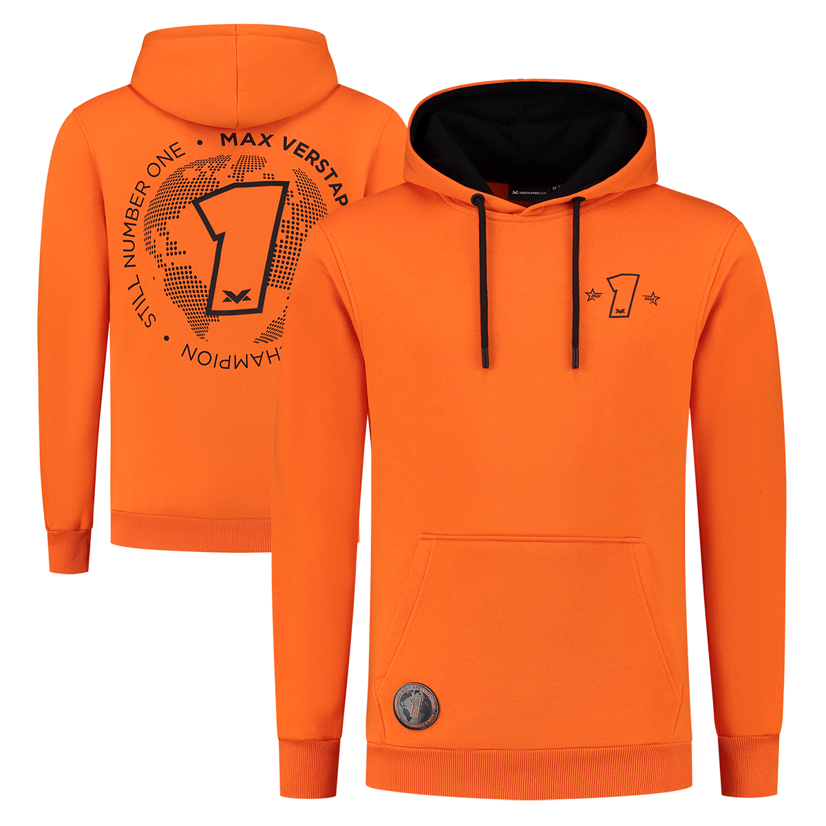 One Collection Hoodie Oranje 2023 - L - Max Verstappen