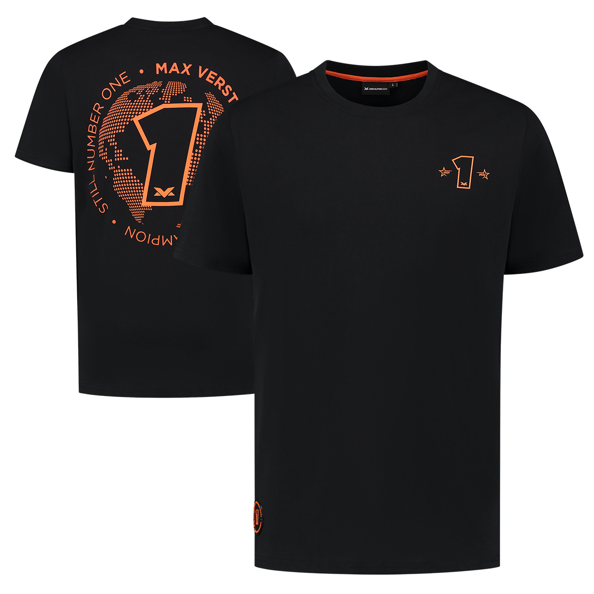One Collection T-Shirt Zwart 2023 - L - Max Verstappen