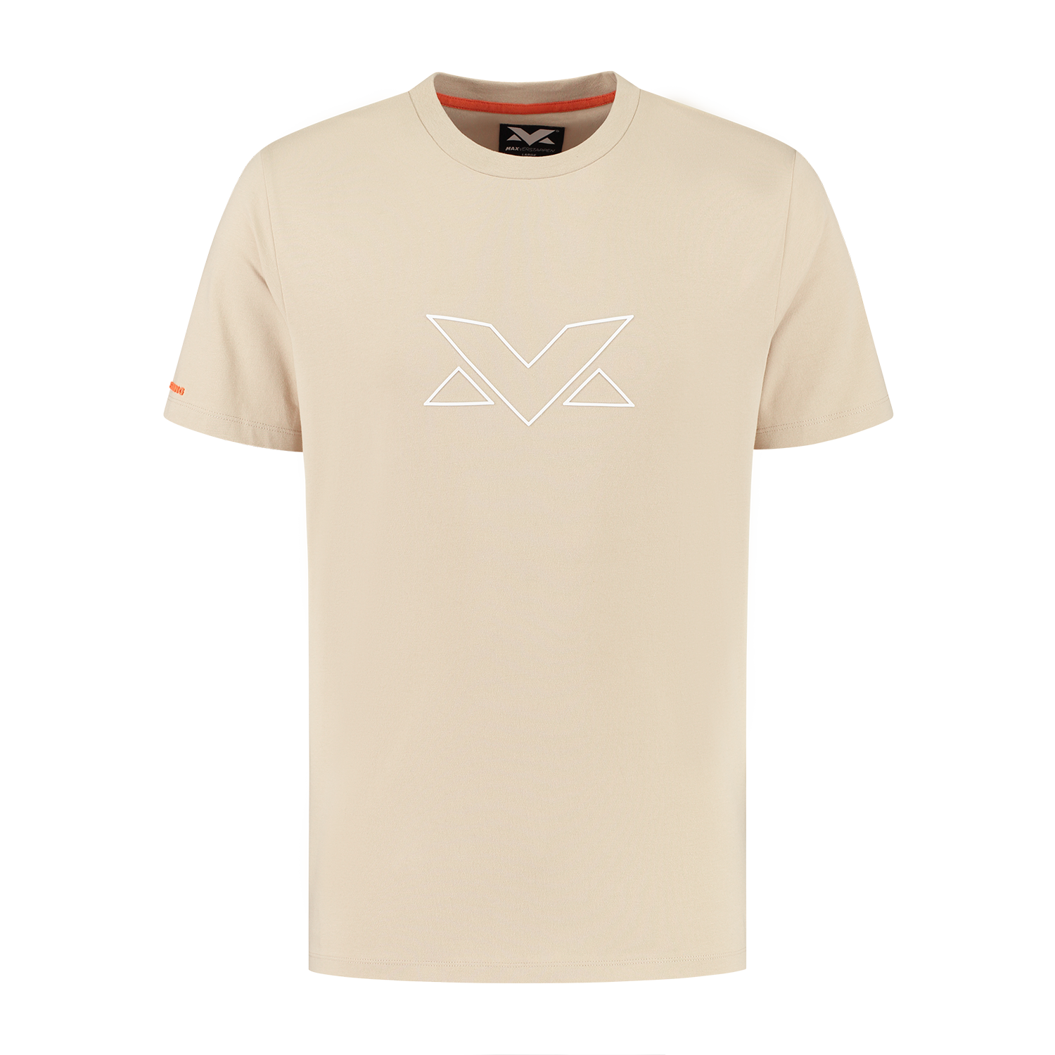 Heren - MV Logo T-shirt - Camel - XXL - Max Verstappen