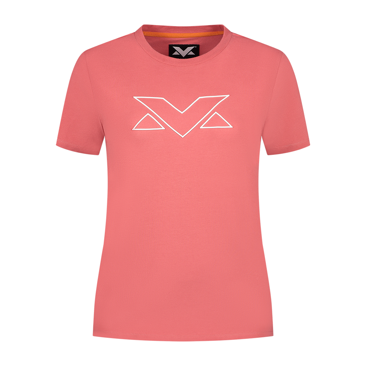 Dames - MV Logo T-shirt - Coral - S - Max Verstappen