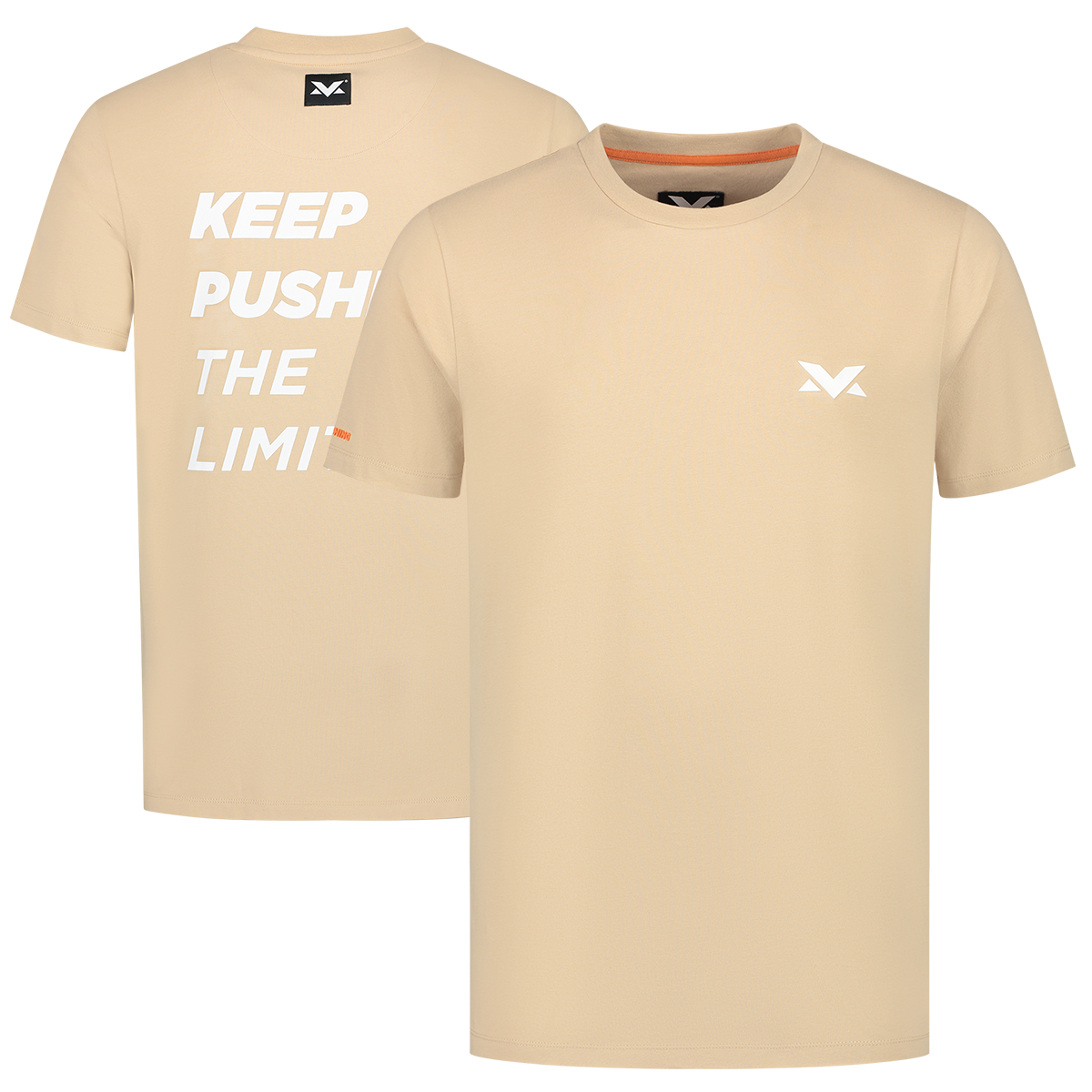 Heren - MV T-shirt The Limits - Camel - M - Max Verstappen