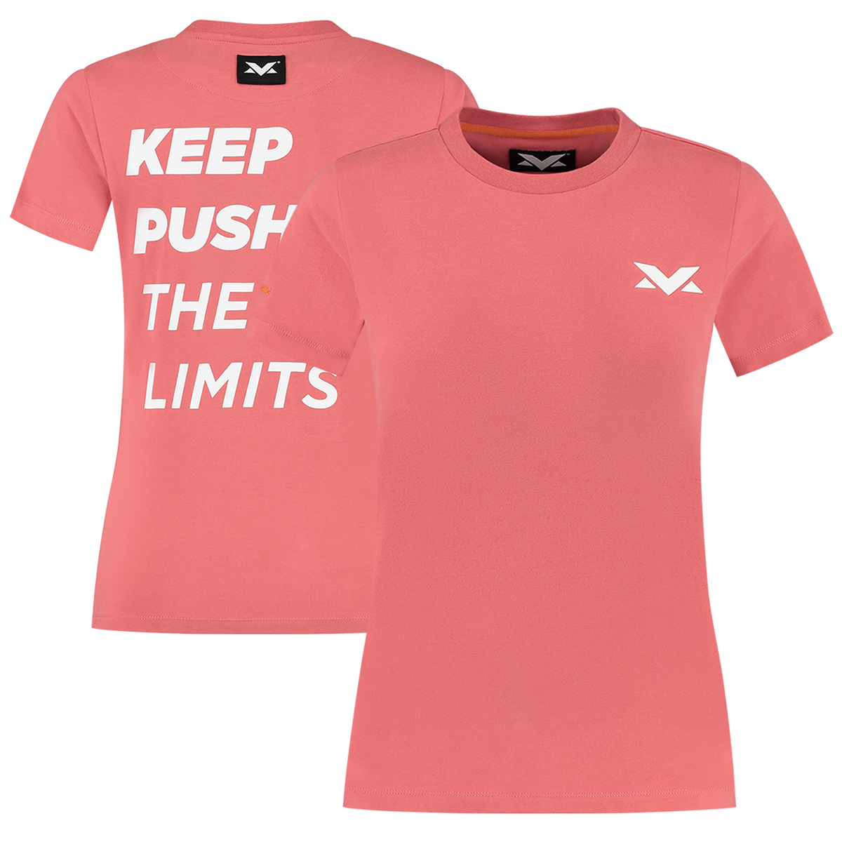 Dames - MV T-shirt The Limits - Coral - S - Max Verstappen
