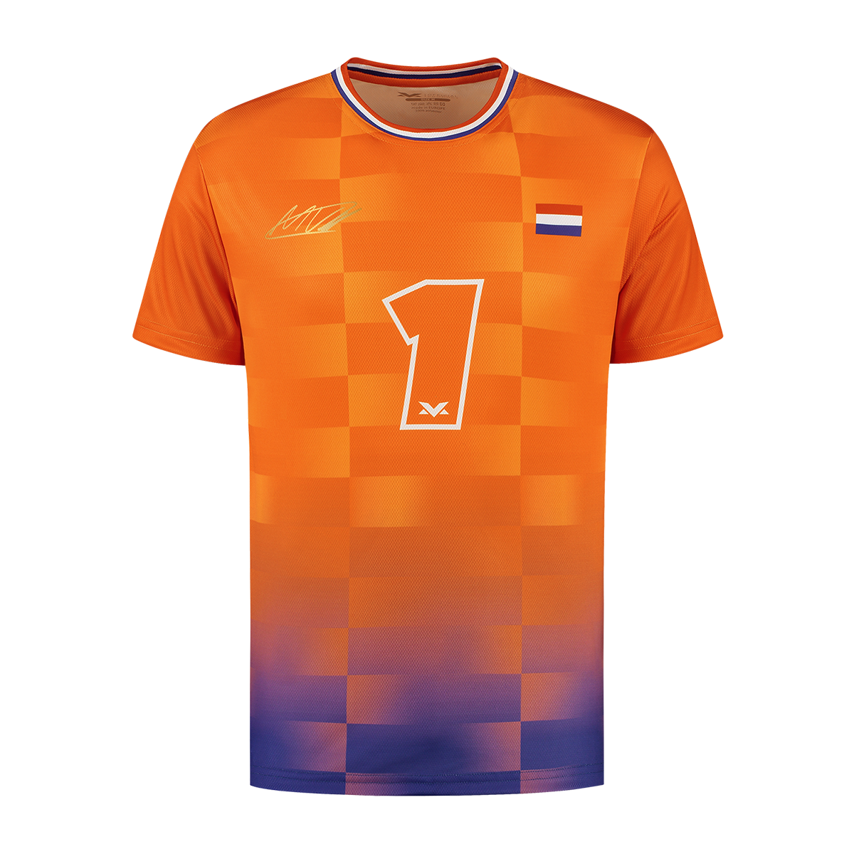 Sportshirt Nr.1 2023 Max Verstappen - Oranje - XL
