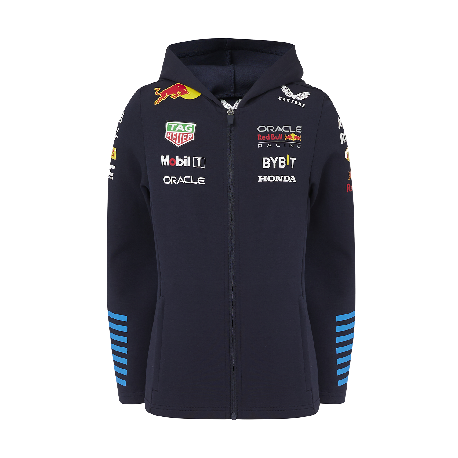 Red Bull Racing Vesten - 140-146 - Team Zip Hoodie 2024 Kids - Max Verstappen