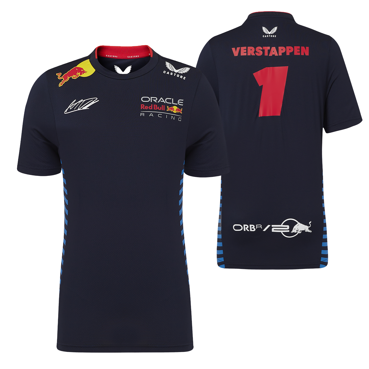 Max Verstappen T-shirt - 164-170 - Kids Red Bull Racing Driver T-Shirt 2024 Max Verstappen