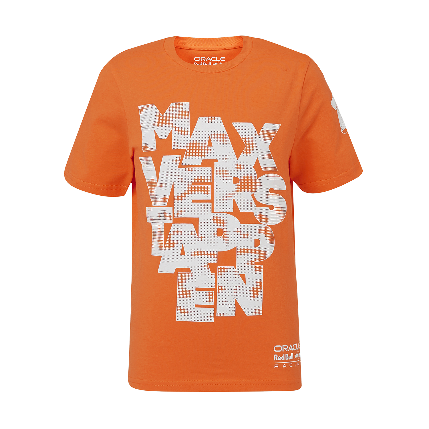 Max Verstappen T-shirt - 128-134 - Red Bull Racing T-Shirt Oranje Max Expression - Kids
