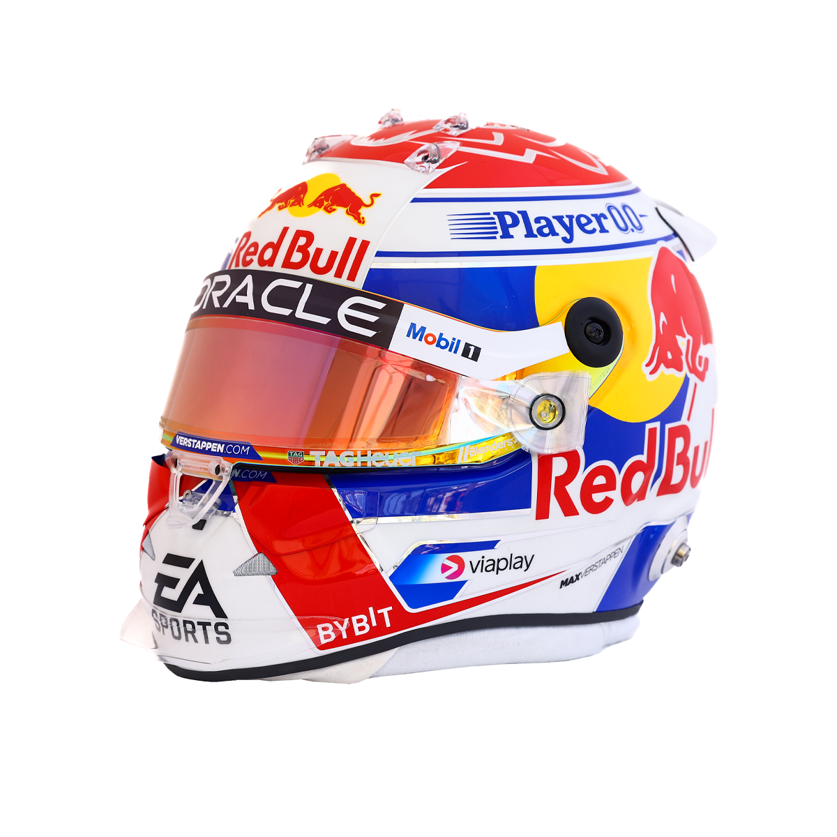 1:4 - 2024 Seizoenshelm - Max Verstappen - Schaalmodel - Red Bull Racing