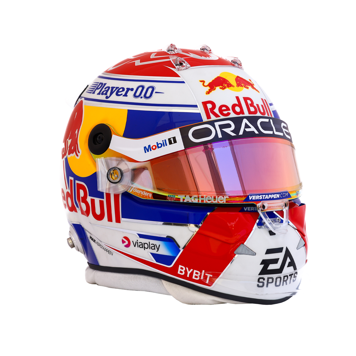 1:2 - 2024 Seizoenshelm - Max Verstappen - Schaalmodel - Red Bull Racing