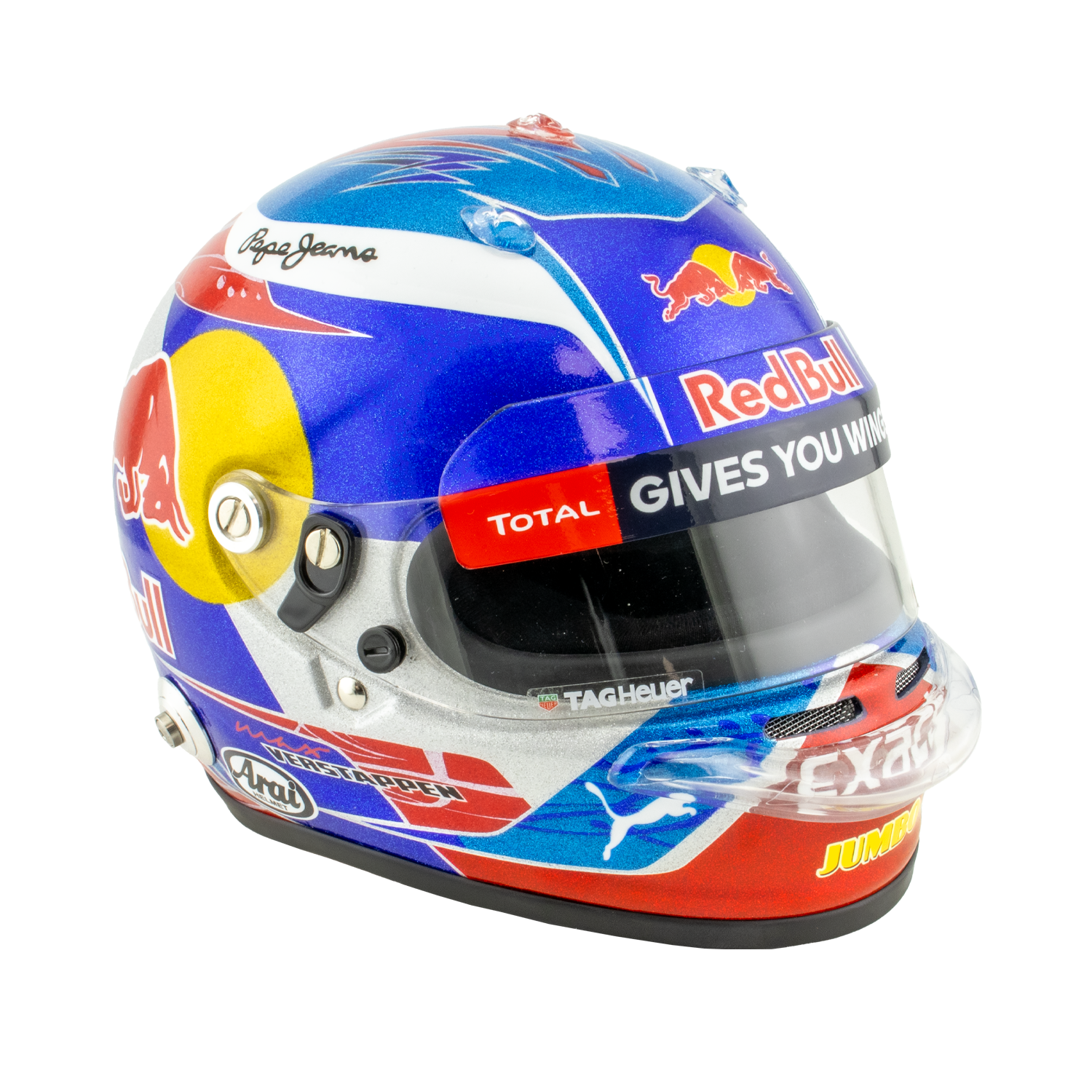 1:2 Helm Spanje 2016 - 1st win - Max Verstappen - Schaalmodel - Red Bull Racing afbeelding