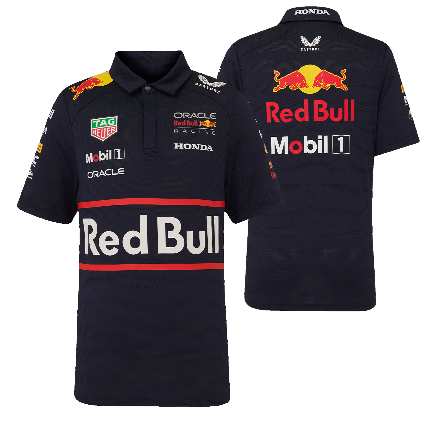 Red Bull Racing Polo - 164-170 - Kids - Team Polo 2025 - Max Verstappen afbeelding