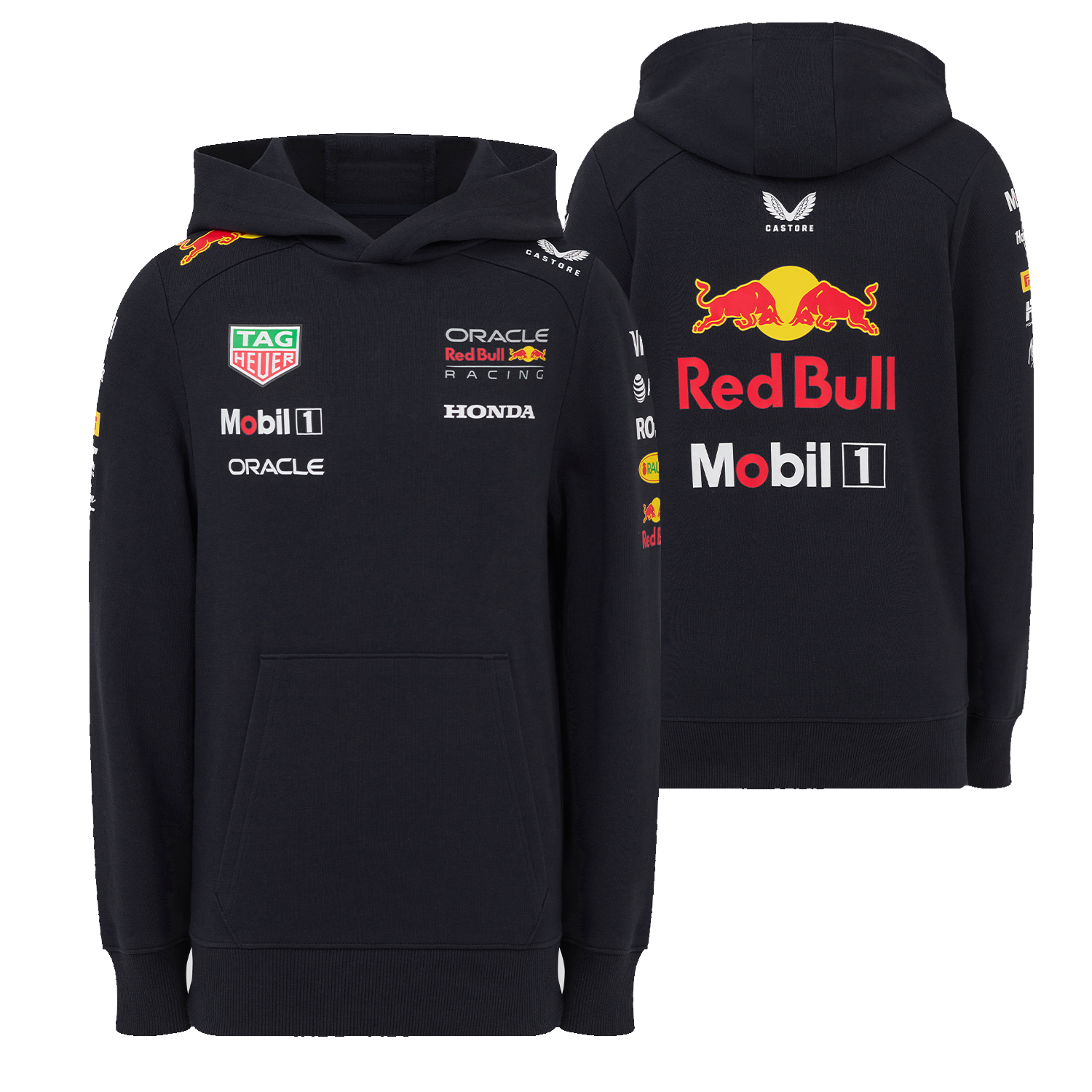 Red Bull Racing Truien - 140-146 - Kids - Team Hoodie 2025 - Max Verstappen afbeelding