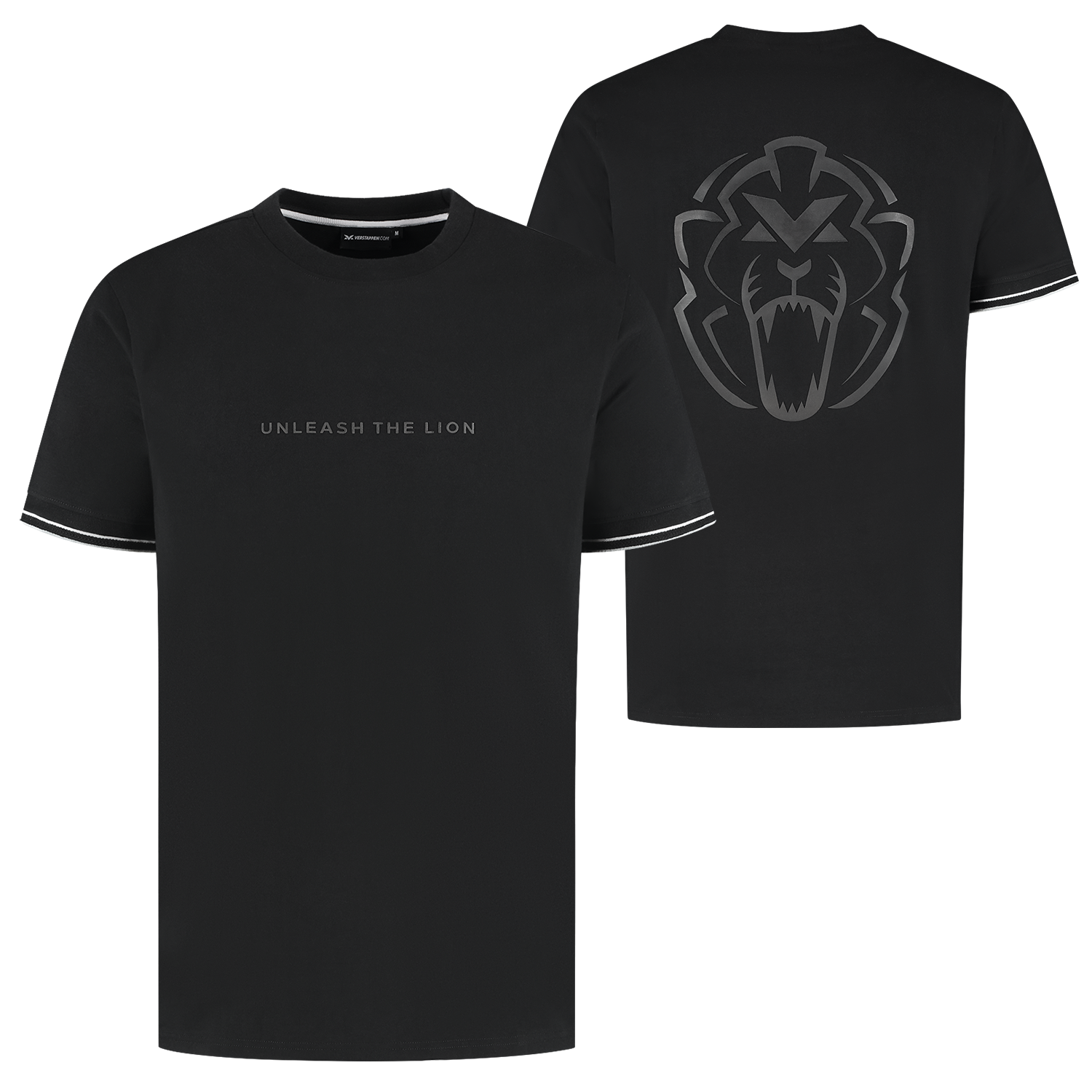 T-shirt - Zwart - Unleash The Lion - XL - Max Verstappen afbeelding