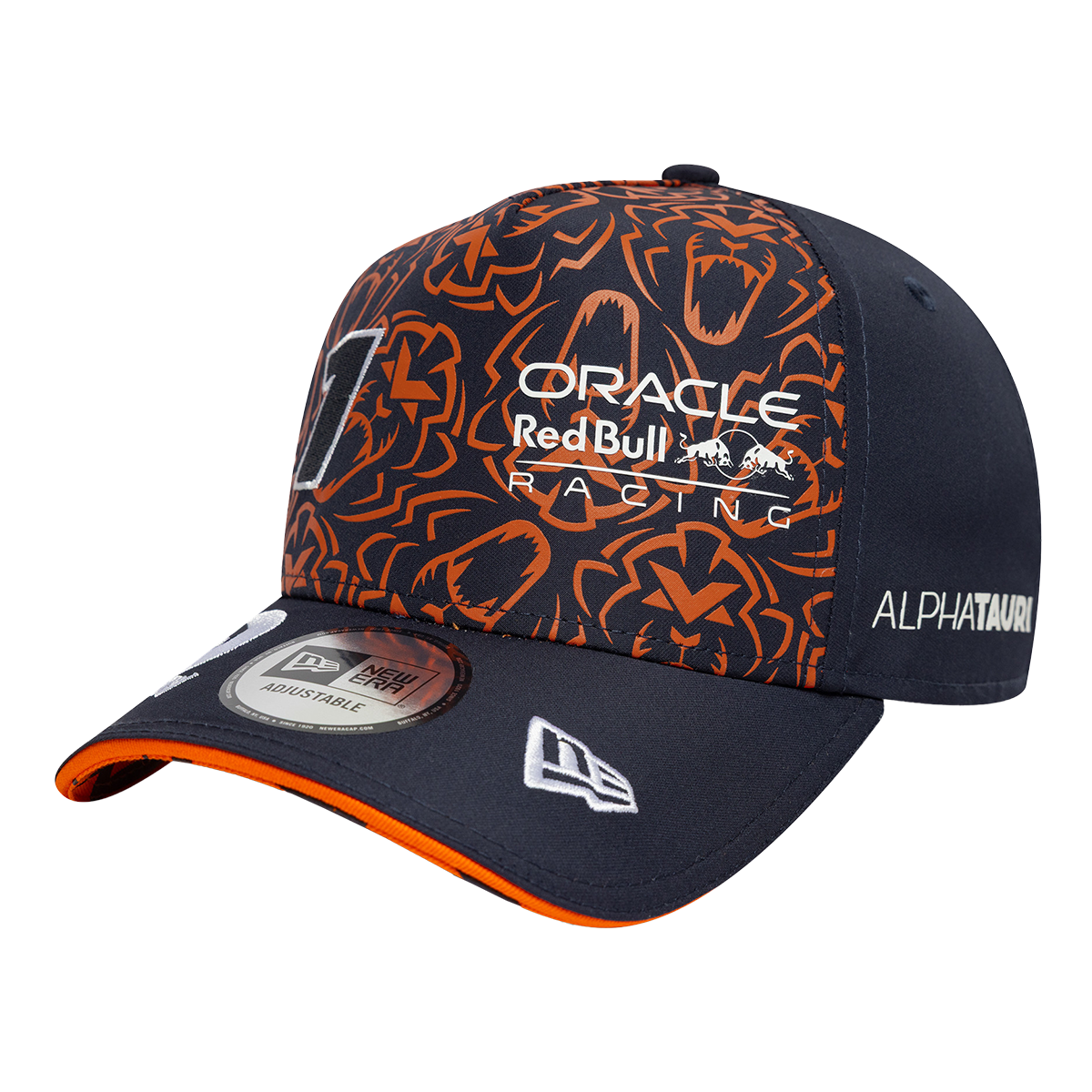 Orange Lion Driver Cap 2025 - Max Verstappen - New Era - 9Forty - Red Bull Racing afbeelding