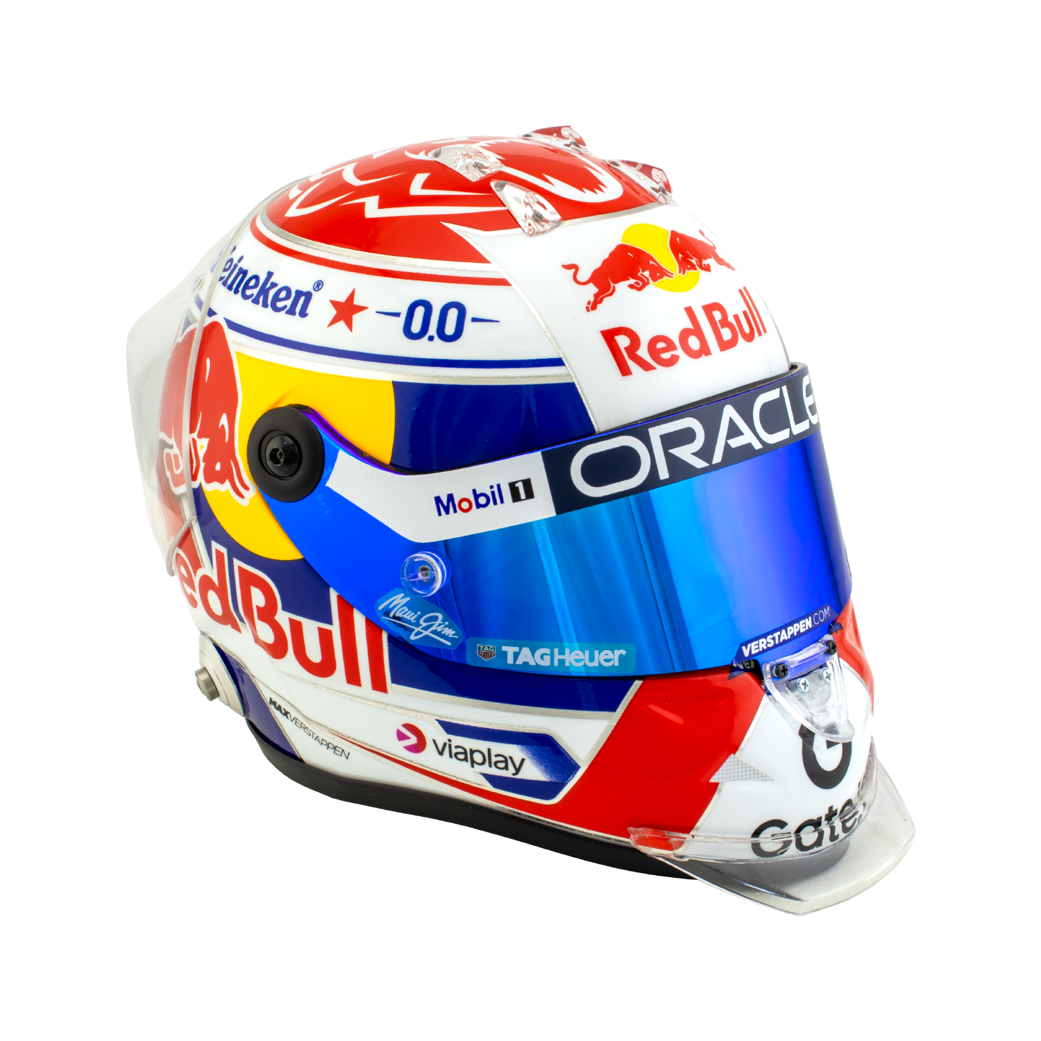 1:2 - 2025 Seizoenshelm - Max Verstappen - Schaalmodel - Red Bull Racing afbeelding
