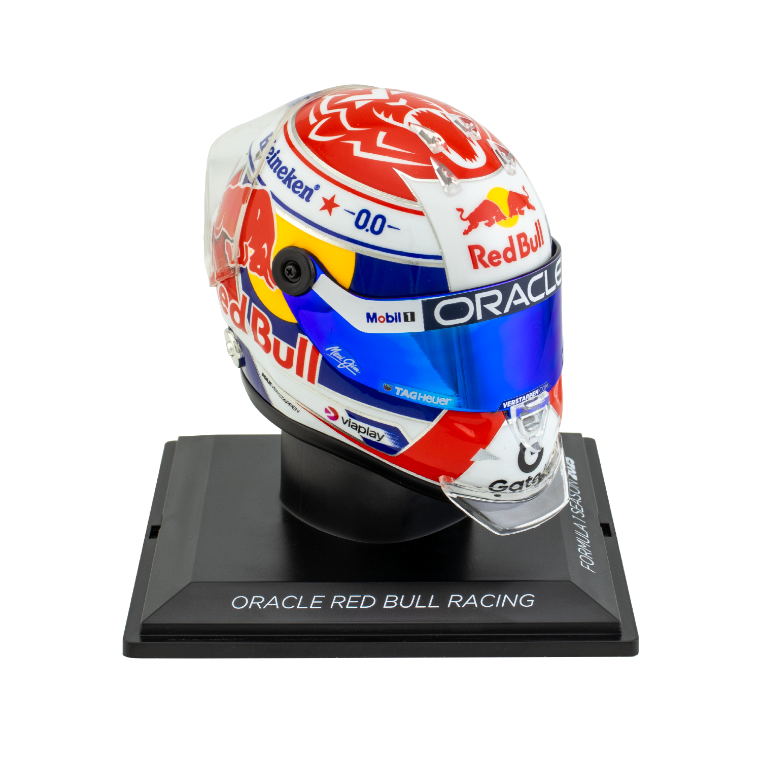 1:4 - 2025 Seizoenshelm - Max Verstappen - Schaalmodel - Red Bull Racing afbeelding
