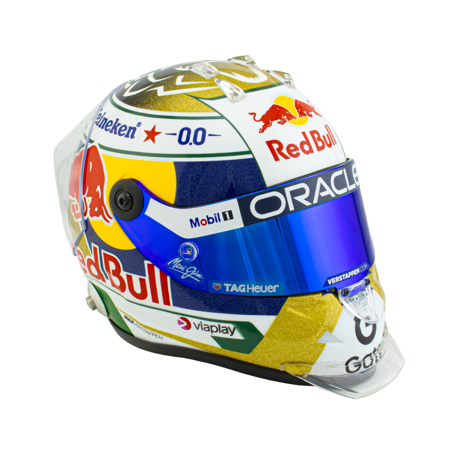 1:2 - Helm Brazil 2025 - Max Verstappen - Schaalmodel - Red Bull Racing afbeelding