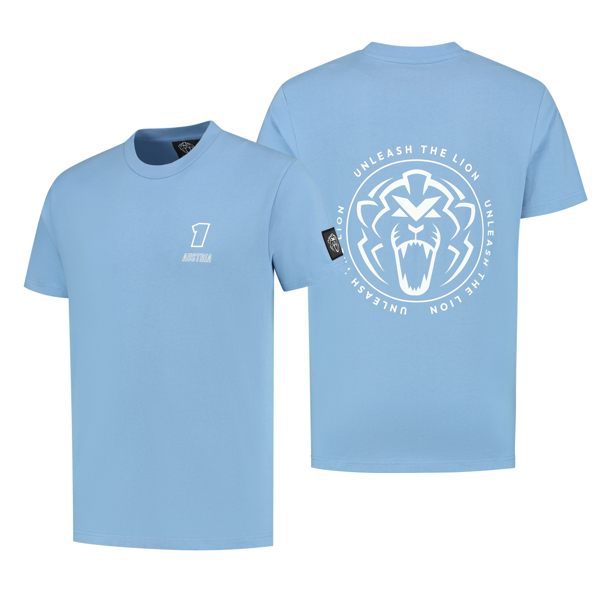 Austria T-shirt Unleash the Lion - Lichtblauw - XXL - Max Verstappen